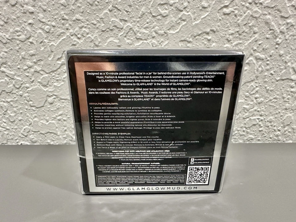 GLAMGLOW Youthmud Tinglexfoliate Treatment Exfoliating mask 0.5oz 15g TravelSize - Image 3 of 4