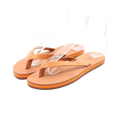 HERMES Strand/Sommer Sandalen Leder beige gebraucht Damen #40