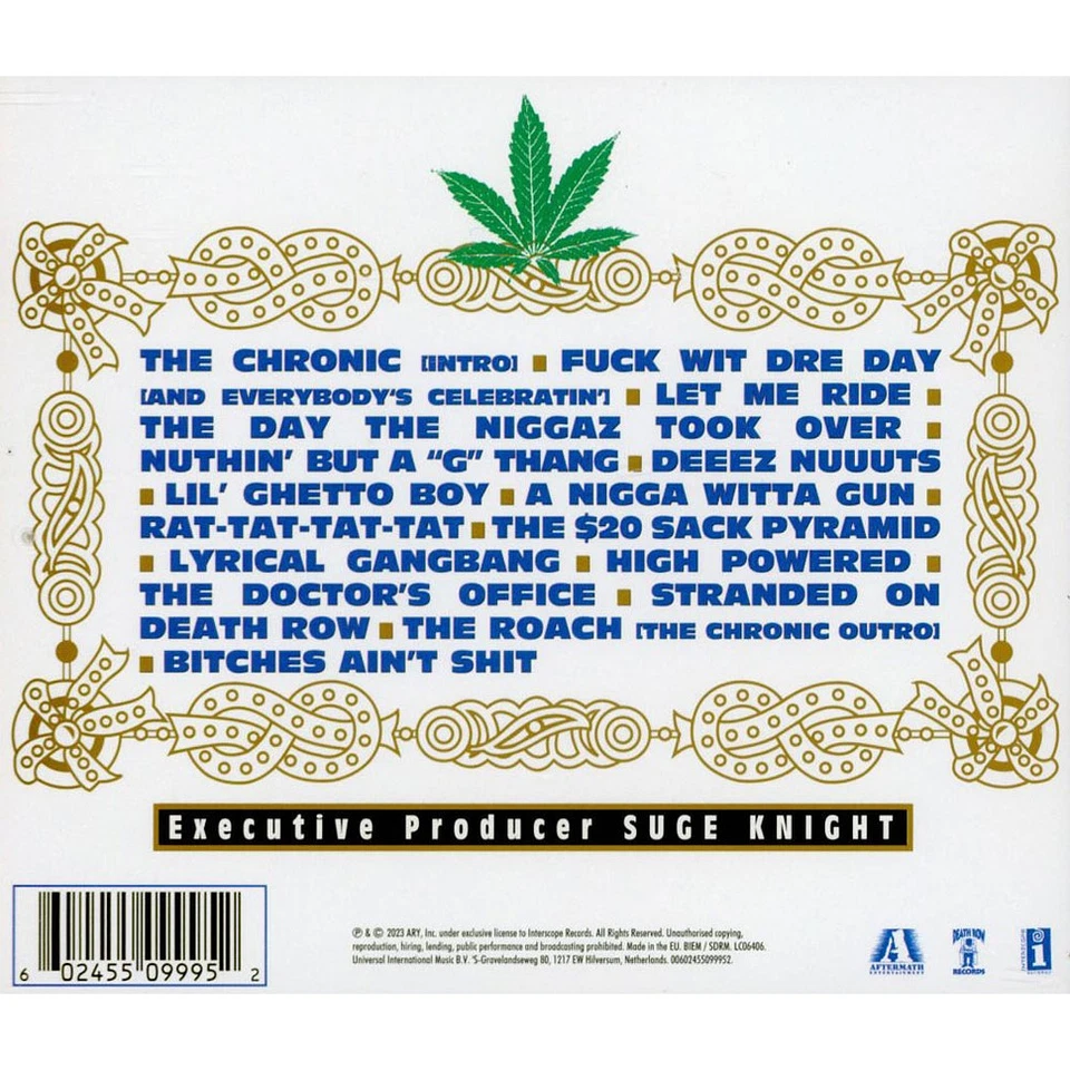 Dr. Dre - The Chronic (1992 - EU - Reissue) - Bild 2 von 2