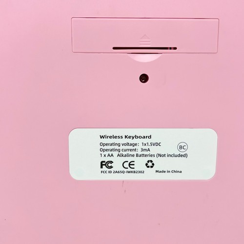 Clavier machine à écrire PrimeConnect Bluetooth rose - Photo 3/4