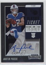 2018 Panini Contenders Rookie Playoff Ticket 51/99 Austin Proehl #212 Auto rf2