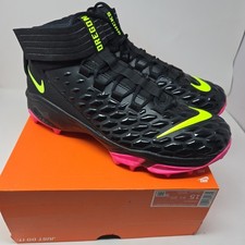 Nike Force Savage Pro 2 Shark Oregon Ducks PE BCA Black Pink Football Size 15