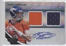 2012 Certified Freshman Fabric 137/399 Brock Osweiler #330 Auto 0bt4