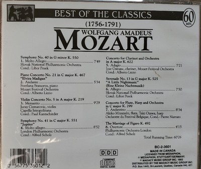 (未使用･未開封品)Wolfgang Amadeus Mozart Symphonie n°40 Mozart: Symphony No. 40 - Album by Wolfgang Amadeus Mozart