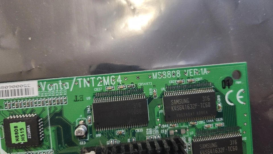 MSI Microstar MS-8808 NVIDIA Riva Vanta TNT2 M64 8X AGP Video Card 32MB WORKS! - Image 2 of 4