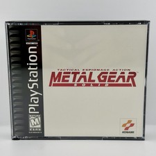 Metal Gear Solid(Sony PlayStation, 1998)Complete & Clean with Manual Black Label