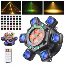150W RGBW 6 Arms Moving Head DJ Lights LED Laser Beam DMX512 KTV Stage Lightning