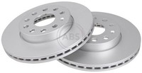 2X A.B.S. 18430 Bremsscheibe FüR Audi Seat Skoda Vw