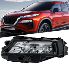 For 2021-23 Nissan Rogue S Headlight Assembly Full LED Black Headlamp Left Side