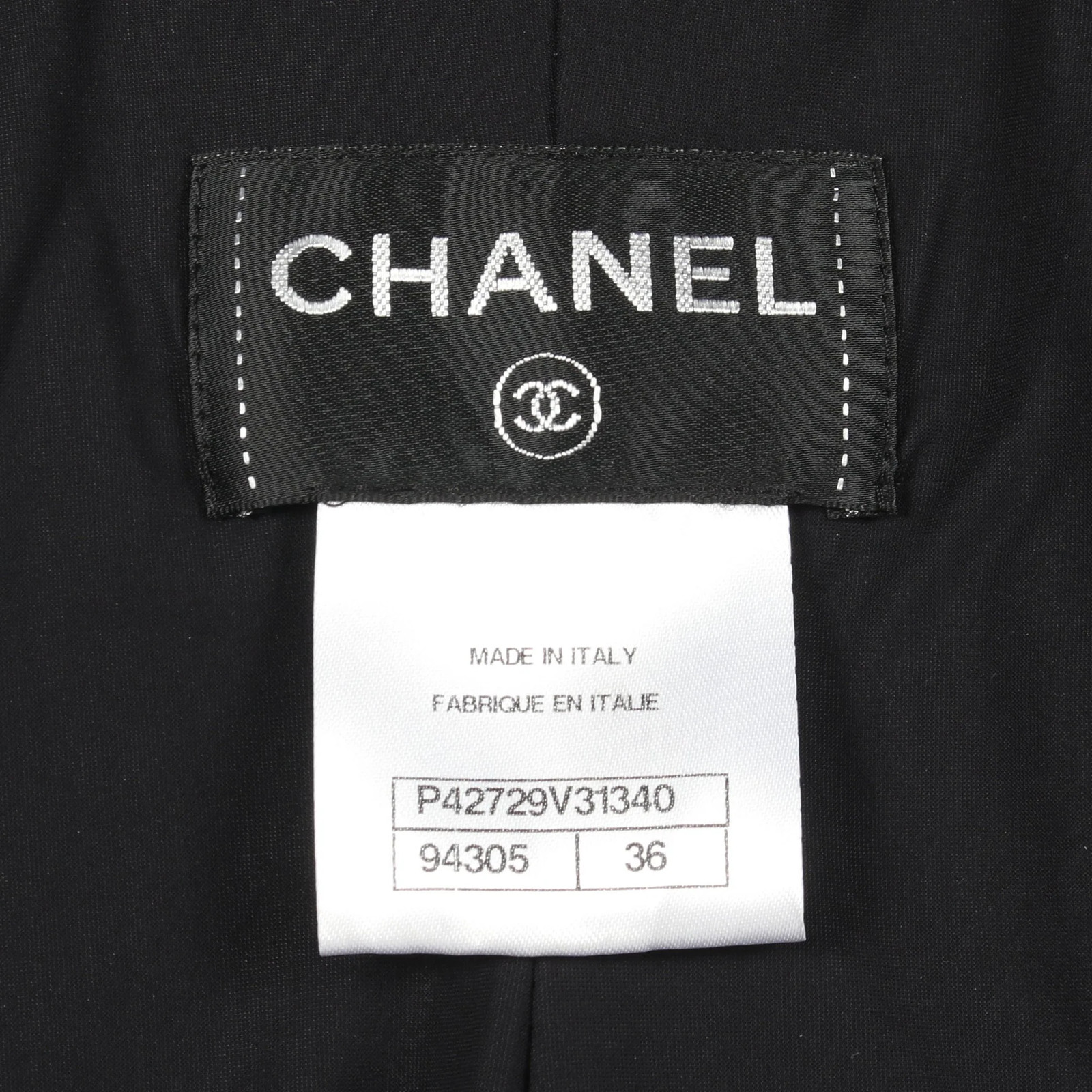CHANEL Double Zip Camisole Dress Nylon Black From Japan USED Good Good product image 2