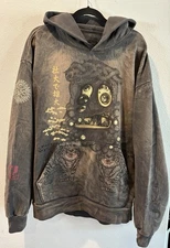 Travis Scott Cactus Jack X Takashi Murakami Hollow Hoodie Size XL Authentic