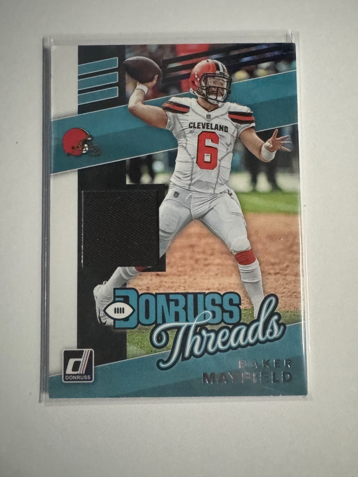 2019 Panini Donruss - Donruss Threads Baker Mayfield #T-2 (MEM)