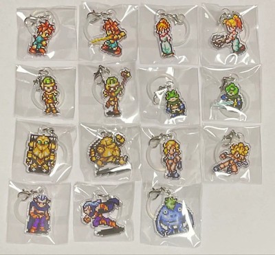 Chrono Trigger Keychain Complete Set Square Enix Capsule Toy Japan
