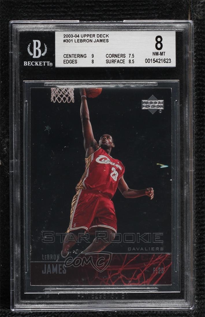 その他 UD Lebron James rookie card 301 2003-04 Upper Deck - Star Rookie LeBron James #301 (RC) for