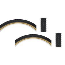 Pack of 2 Kenda Street K52 Tire 24 x 1.75 Clincher Wire Black/Tan 22tpi