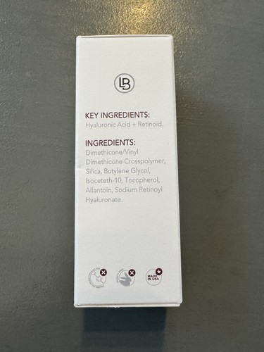 Lorde + Belle Wrinkle Reducing Booster 3g Hyaluronic Acid Retinoid Made in USA - Picture 3 of 7