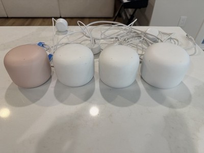Google Nest Wifi Router and 3 Point - Snow/Sand