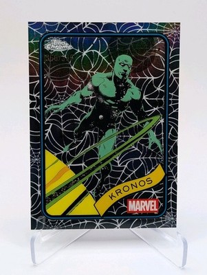KRONOS 2025 Topps Chrome Marvel #25 Spider-Web Refractor /399