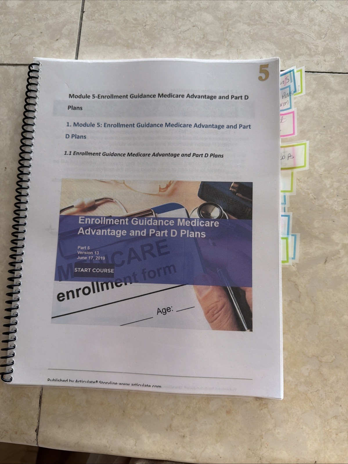 Module 5 Enrollmeny Guidance Medicare Advantage And Part D Plans Study Textbook