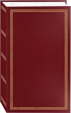 Photo Album 4X6 500 Pockets Pictures Organizer Family Storage Memory Holds Book