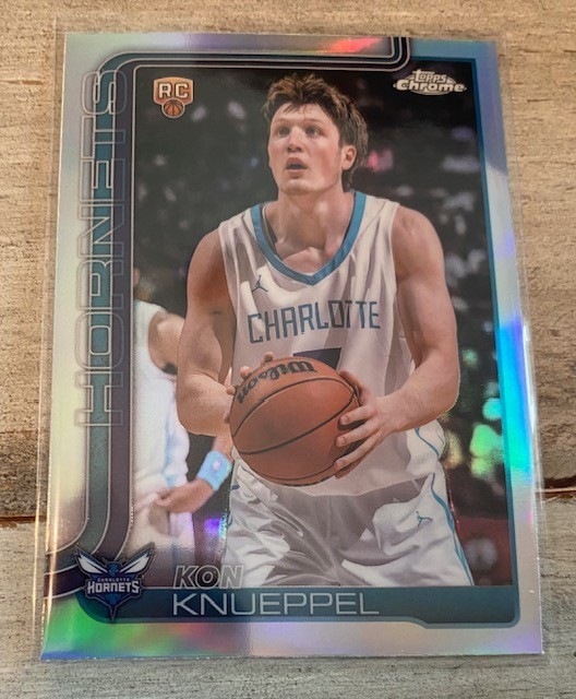 2025-26 Topps Chrome - Kon Knueppel #254 Silver Refractor (RC)