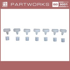 7x Stopfen + Clips Rammschutzleiste für PORSCHE 911 G 930 Gummi Stoßstange SET