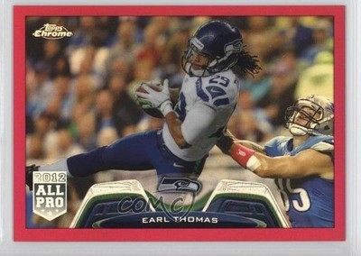 2013 Topps Chrome BCA Pink Refractor 56/399 Earl Thomas III Earl Thomas #77 0k0