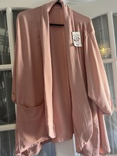 Ladies Blush Pink Lightweight Jacket New Size 20