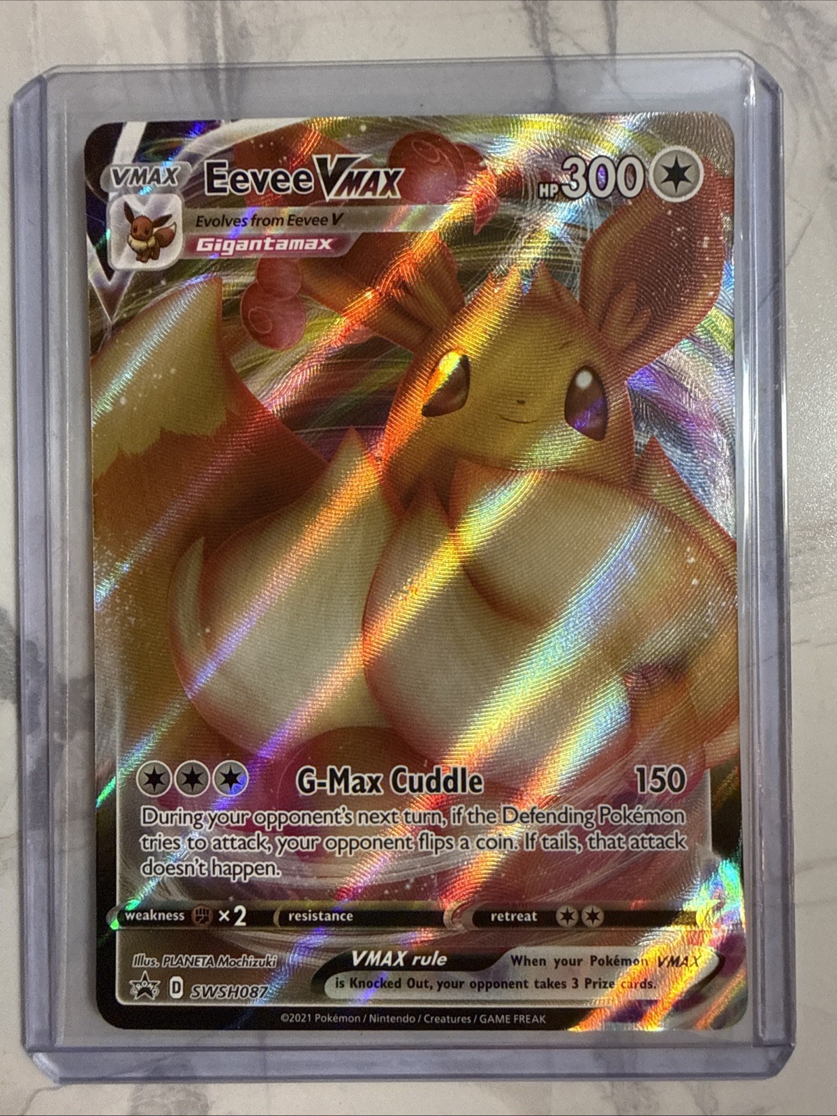 Eevee VMAX SWSH087 Holo Promo Sword & Shield Promo Pokemon LP