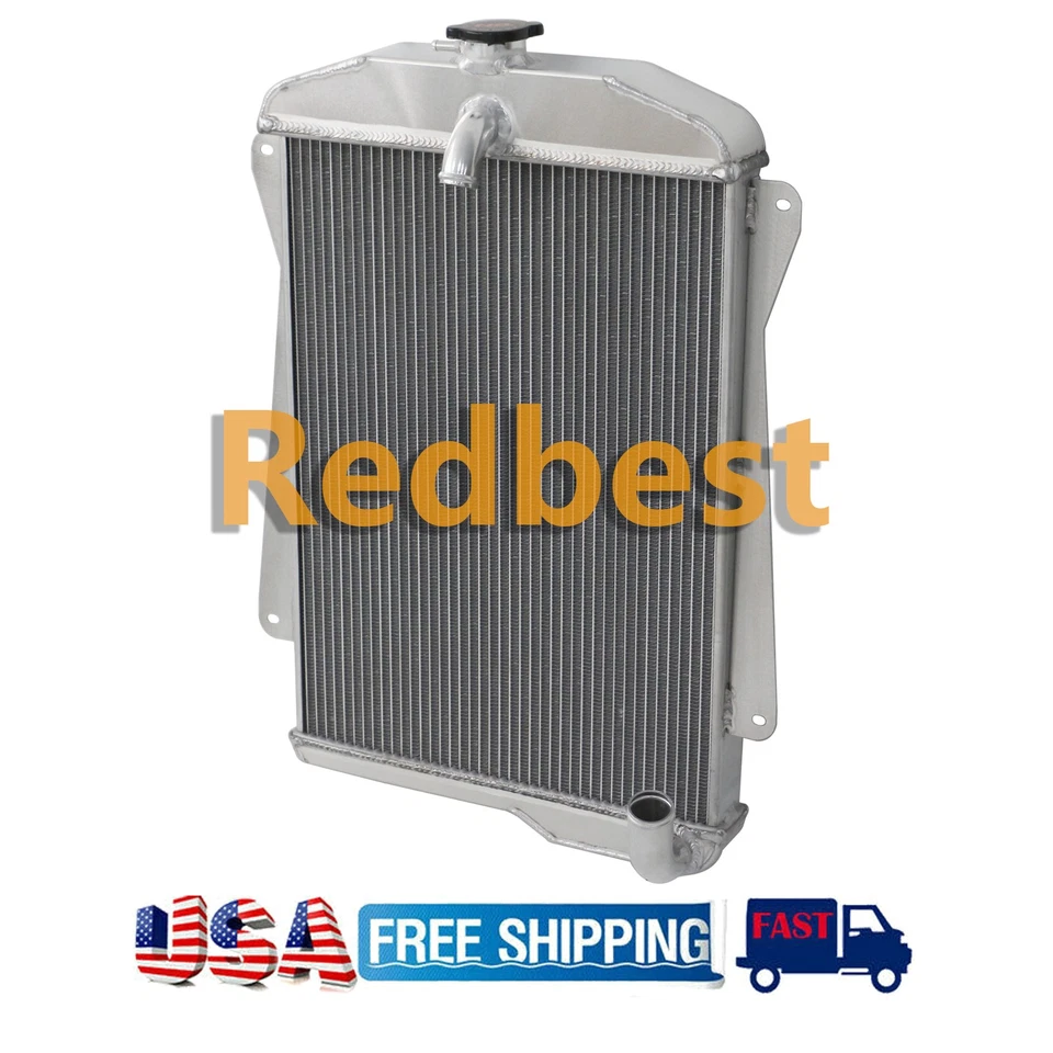 Radiador de aluminio de 3 filas apto para Chevrolet Special Deluxe/Master 85 1940 1941 3,5 L L L6 Foto 3 de 4