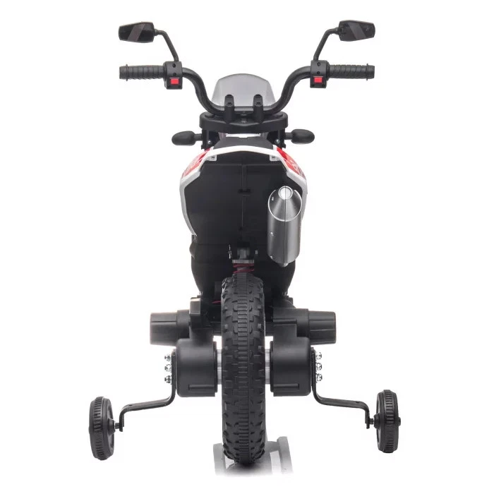 Moto Elettrica Per Bambini  Aprilia Rx-125 Motocross 12v Bianca - Immagine 3 di 4