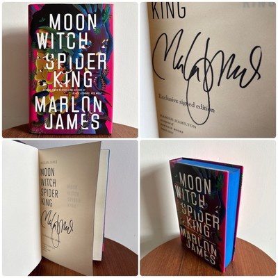 Exclusive Signed 1st Edition - Moon Witch Spider King by Marlon James