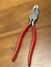 Bell Systems B8 Channellock 8 " Lineman Pliers Red Grip Meadville, PA USA