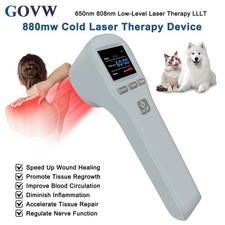 Red Light Therapy Device Laser for Shoulder Back Joints Pain 16x650nm 4x808nm