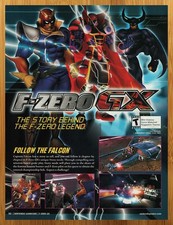 2003 F-Zero GX Nintendo Gamecube GCN Print Ad/Poster Authentic Retro Promo Art