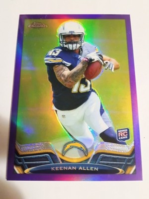 2013 Topps Chrome Purple Refactor Keenan Allen #14 /499 (RC)