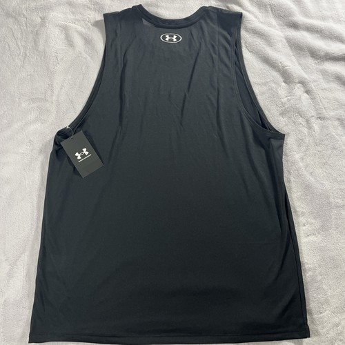 Under Armour Men’s Tech Muscle Tank Top Black Large - NWT - Picture 6 of 7