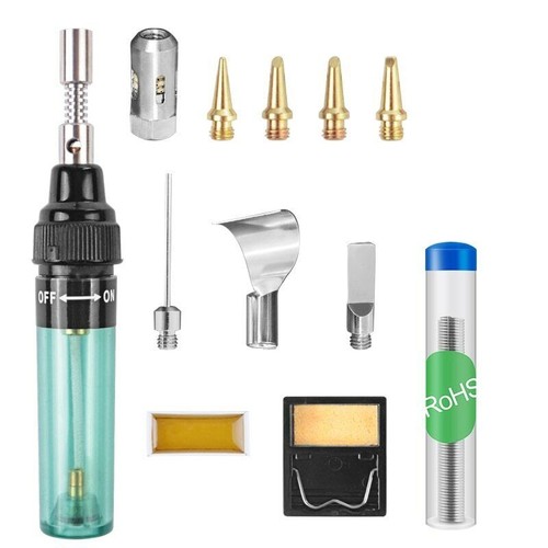 Mini fer à souder à gaz alcanique portable stylo torche outil de soudage kit sans fil - Photo 3/27