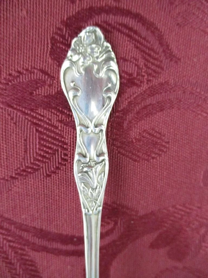 AZALIA - Antigua cuchara esterlina MAYO/BonBon lavado DORADO - R. Blackinton & Co - 1902 Foto 3 de 4