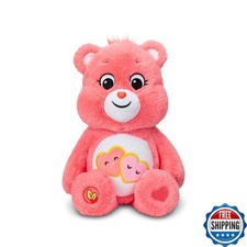 Care Bears 14" Love-A-Lot Bear Pink Plush - Soft  Cuddly Stuffed Animal Gift