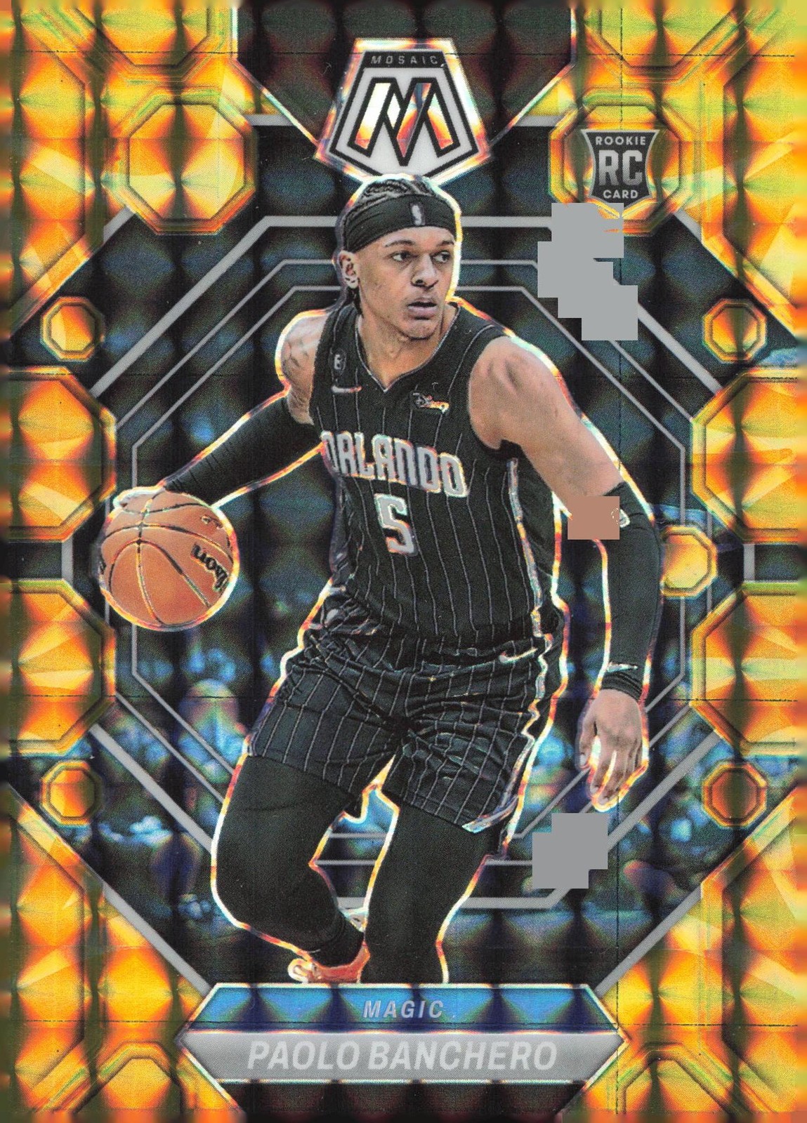2022-23 Panini Mosaic Paolo Banchero Reactive Yellow #231 RC