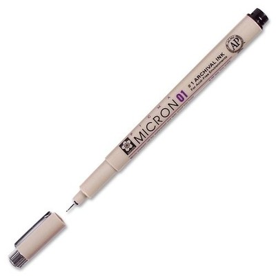 SAKURA Fineliner PIGMA MICRON 01 schwarz