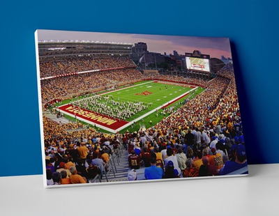 #ad Minnesota Gophers Football Stadium Poster or Canvas Minnesota Gophers Wall Art $499.95