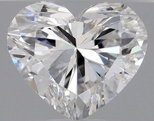 Heart Cut 1.01 CT Certified GIA Natural Mined Diamond Loose F color VVS1 clarity