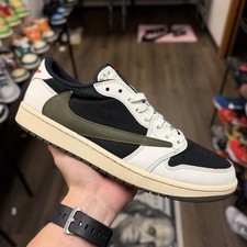 travis scott jordan 1 low olive 12m