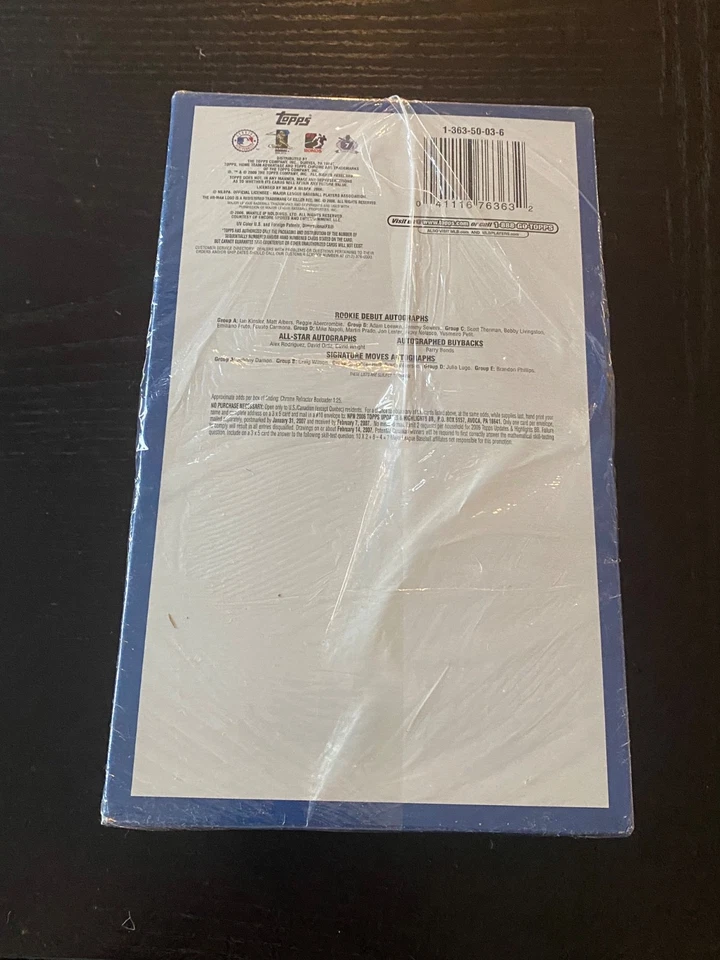 2006 Topps Baseball Updates & Highlights Hobby Box Factory Sealed 20+2 Packs - Image 3 of 3