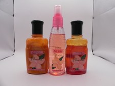 NEW Bath  Body Works Plumeria Set Lotion Splash Shower Gel 4oz Vintage NOS HTF