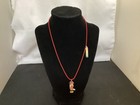 Disney's Minnie Mouse Necklace On Red Chain — photo 1