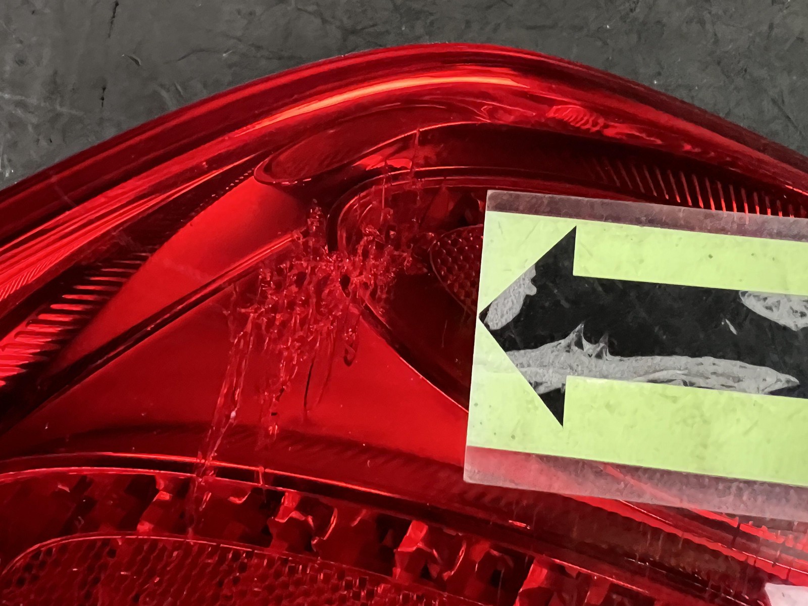 03-09 BENTLEY CONTINENTAL PASSENGER QUARTER PANEL MOUNTED TAIL LIGHT STOP LAMP
