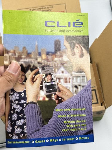 Original SONY Clie PEG-SJ22/U PALM OS USED WITH BOX & Chargwr- Works! F - Photo 14 sur 20